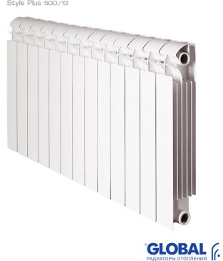 Биметаллические радиаторы отопления Global серии Style Plus 500