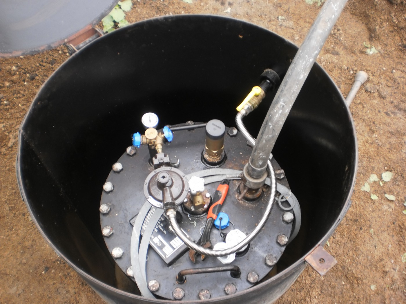 Как заправлять газгольдер