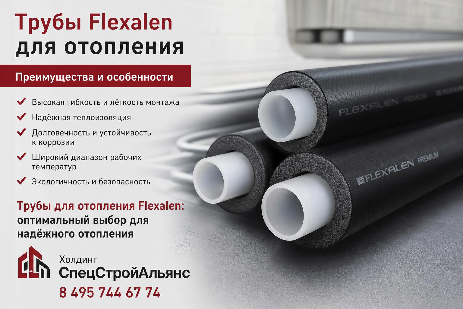 Трубы для отопления Flexalen: оптимальный выбор для надёжного отопления Трубы для отопления Flexalen: оптимальный выбор для надёжного отопления