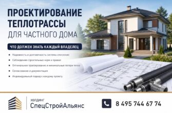 Проектирование теплотрассы для частного дома