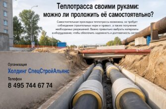 Теплотрасса своими руками