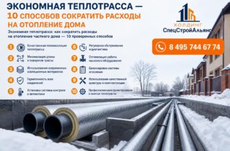 Экономная теплотрасса — 10 способов сократить расходы