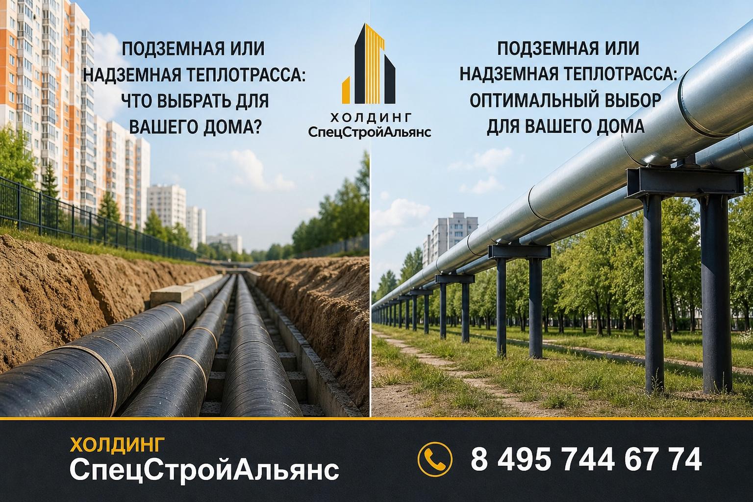 Подземная или надземная теплотрасса: оптимальный выбор для вашего дома Подземная или надземная теплотрасса: оптимальный выбор для вашего дома