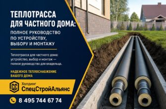 Теплотрасса для частного дома: полное руководство