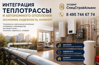 Интеграция теплотрассы и автономного отопления