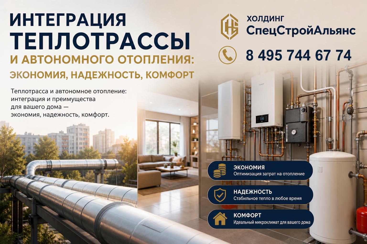 Теплотрасса и автономное отопление: интеграция и преимущества для вашего дома — экономия, надежность, комфорт Теплотрасса и автономное отопление: интеграция и преимущества для вашего дома — экономия, надежность, комфорт