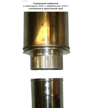 Адаптер ASD 150 для одностенного дымохода Bofill