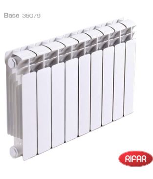 Биметаллический радиатор отопления Rifar Base 350 9 секций