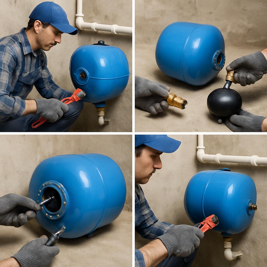 Как правильно выполнить ремонт расширительного бака системы водоснабжения