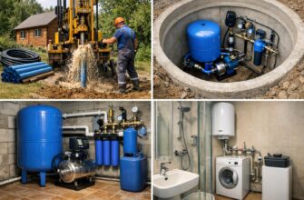 Автономное водоснабжение частного дома: выбор системы