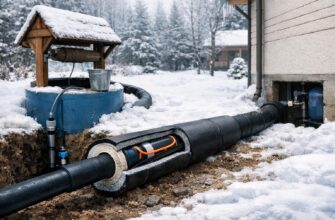 Автономное водоснабжение: утепление труб от колодца