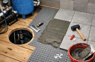 Автономное водоснабжение: как правильно уложить плитку