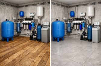 Автономное водоснабжение и отделка пола: деревянный пол