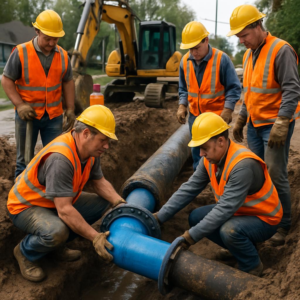Капитальный ремонт водопровода