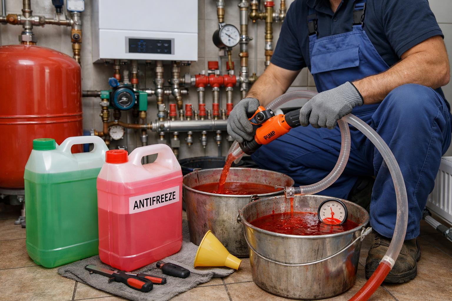 Почему своевременная замена антифриза в системе водяного отопления критична для вашего дома