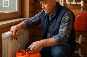 Замена теплоносителя в дачном отоплении в Балабаново