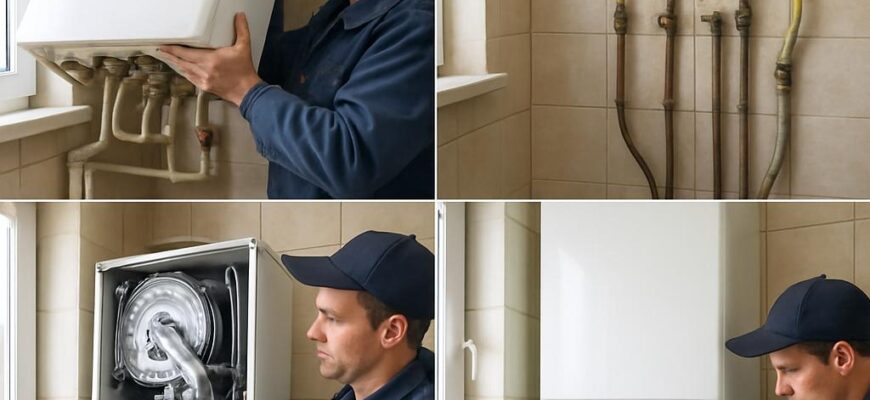 Этапы замены газового котла в Балабаново