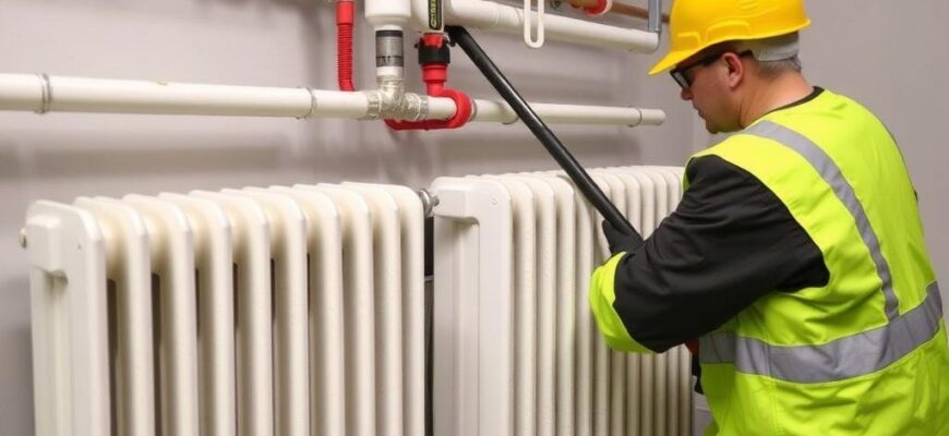 Очистка труб отопления и радиаторов