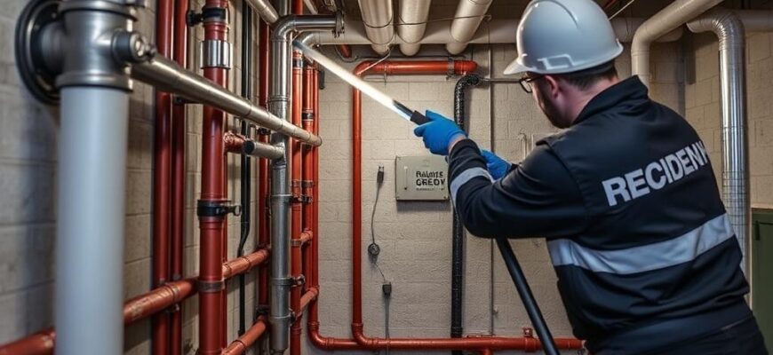 Очистка внутренних трубопроводов систем отопления зданий