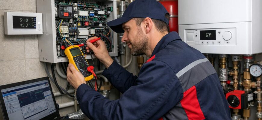 Профессиональное обслуживание автоматики отопления в Балабаново