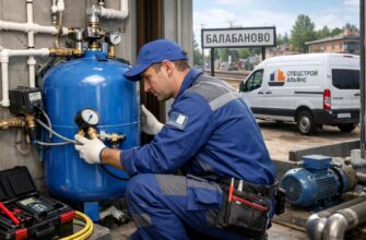 Обслуживание гидроаккумулятора водоснабжения в Балабаново