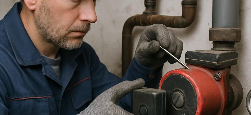 Ремонт насоса отопления в Балабаново