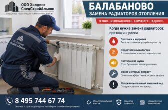 Замена радиаторов отопления в Балабаново