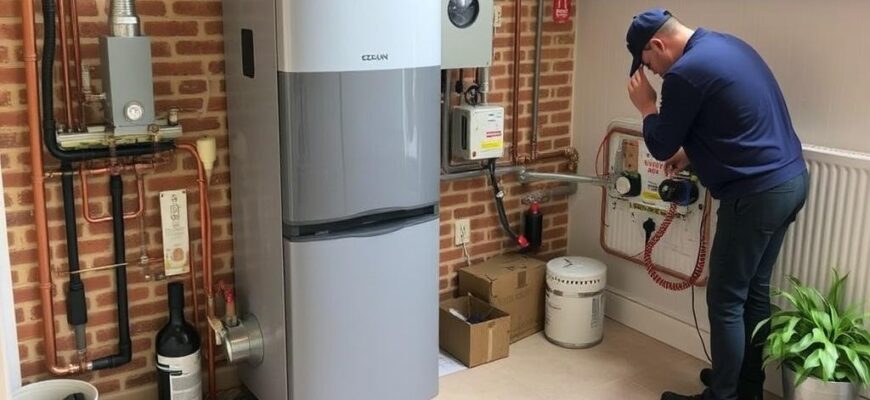 Услуги по замене котла в частном доме