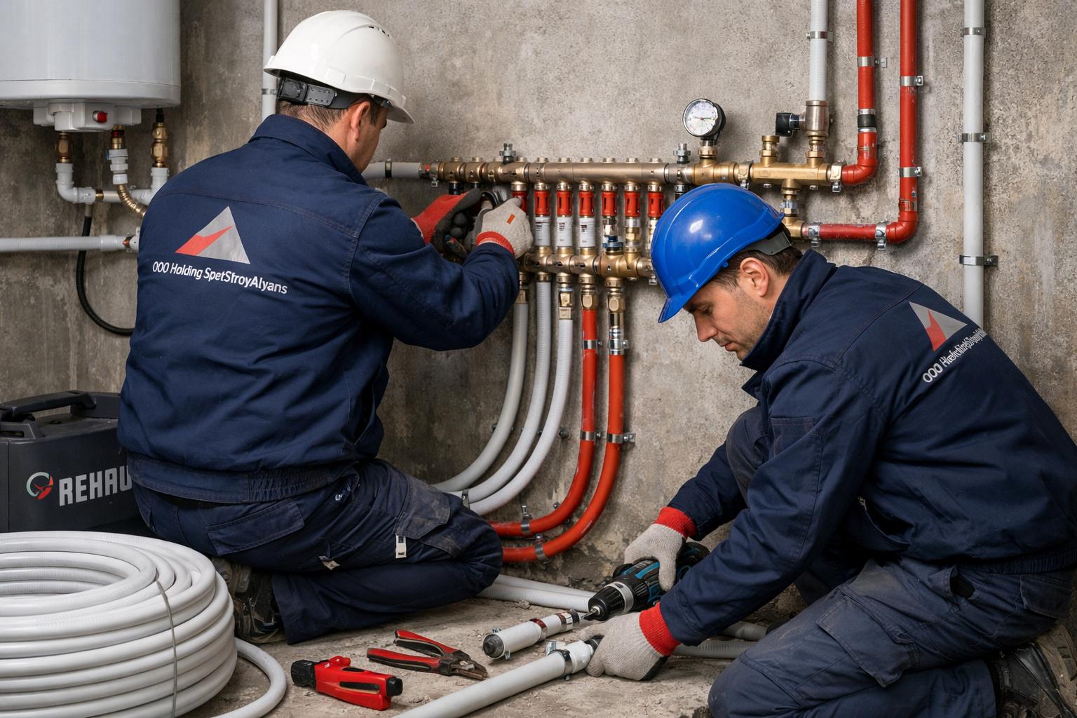 Балабаново Монтаж труб Rehau — доверьте работу профессионалам ООО Холдинг СпецСтройАльянс