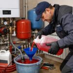 Замена антифриза в водяном отоплении в Дмитрове