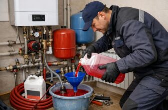 Замена антифриза в водяном отоплении в Дмитрове