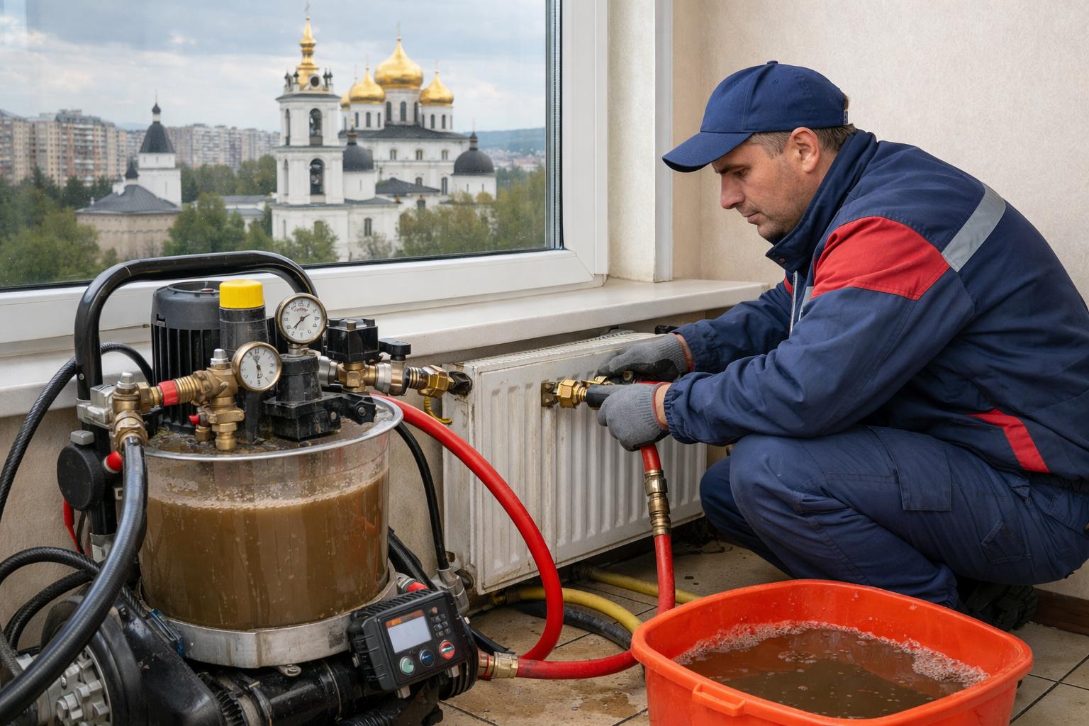 Почему промывка отопления необходима в Дмитрове