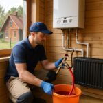 Замена теплоносителя на даче в Дмитрове