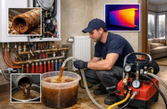 Промывка системы отопления коттеджа в Дмитрове