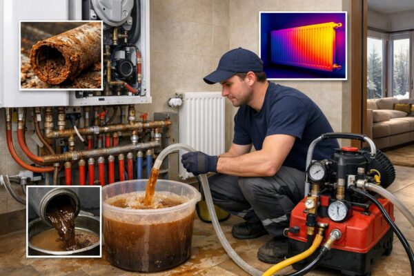 Промывка системы отопления коттеджа в Дмитрове