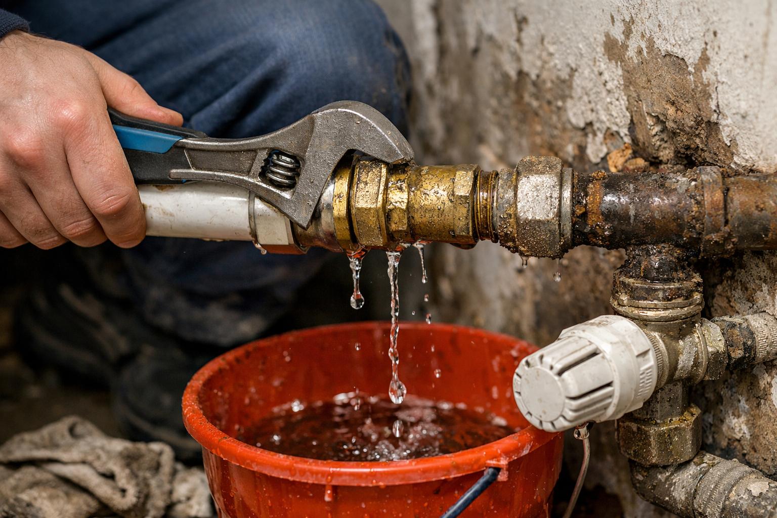 Характеристика проблемы: течи в местах соединений отопления в Дмитрове