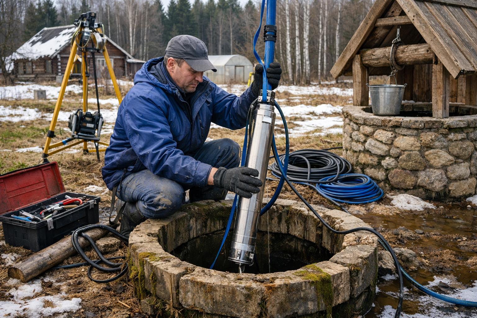 Особенности замены насосов в Дмитрове: климат, грунты и водоносные горизонты