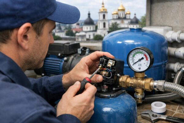 Обслуживание реле давления водоснабжения в Дмитрове