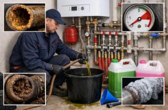 Замена антифриза в водяном отоплении Домодедово