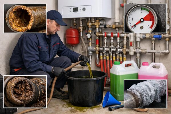 Замена антифриза в водяном отоплении Домодедово