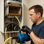 Промывка теплообменника котла в Домодедово