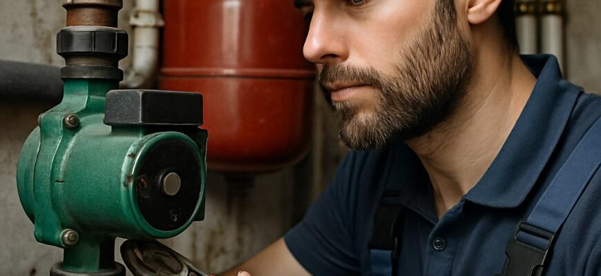 Ремонт насоса отопления в Домодедово