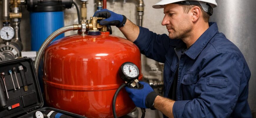 Обслуживание расширительного бака водоснабжения в Домодедово