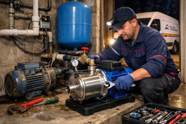 Замена насоса водоснабжения в Домодедово