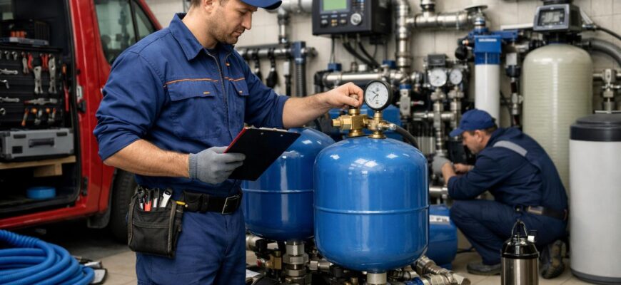 Обслуживание систем водоснабжения в Домодедово