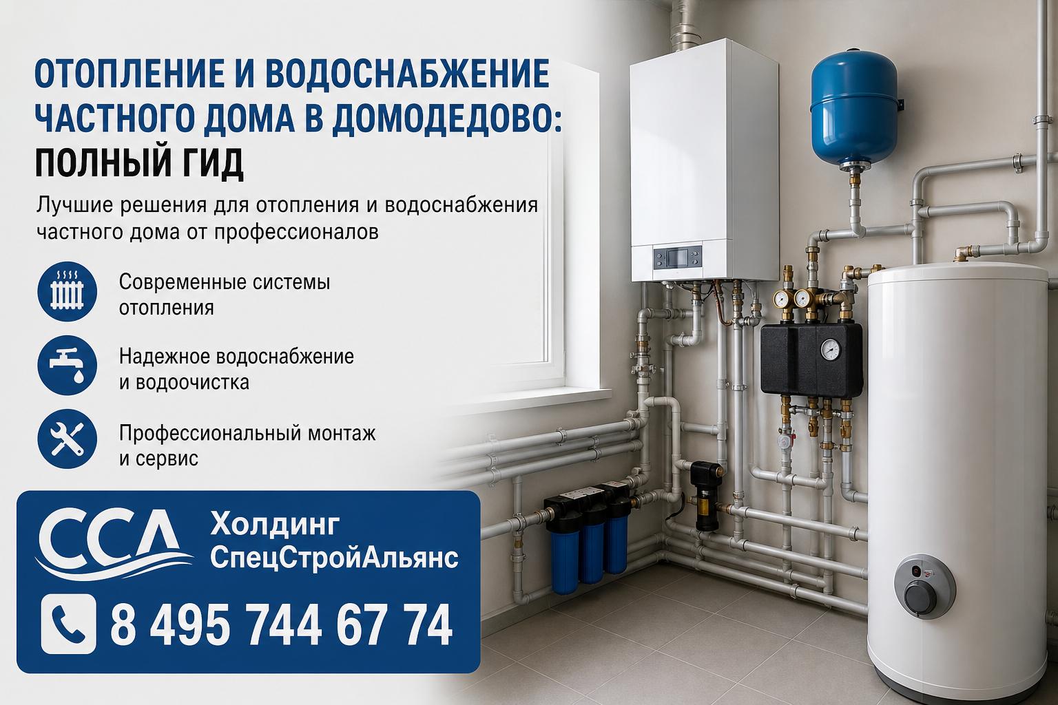 Лучшие решения для отопления и водоснабжения частного дома от Лучшие решения для отопления и водоснабжения частного дома от
