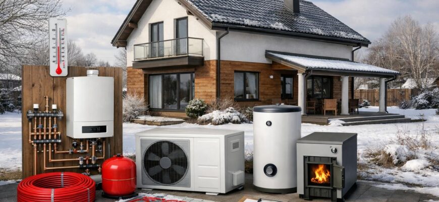 Домодедово: отопление дома 140 кв. м