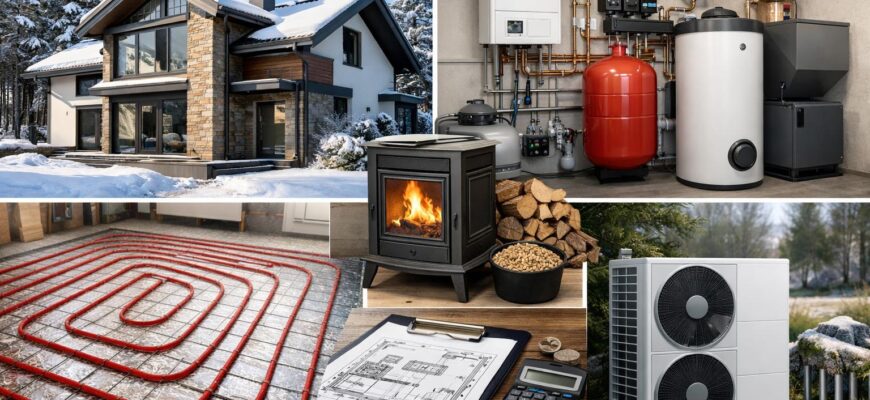 Отопление дома 200 кв. м в Домодедово