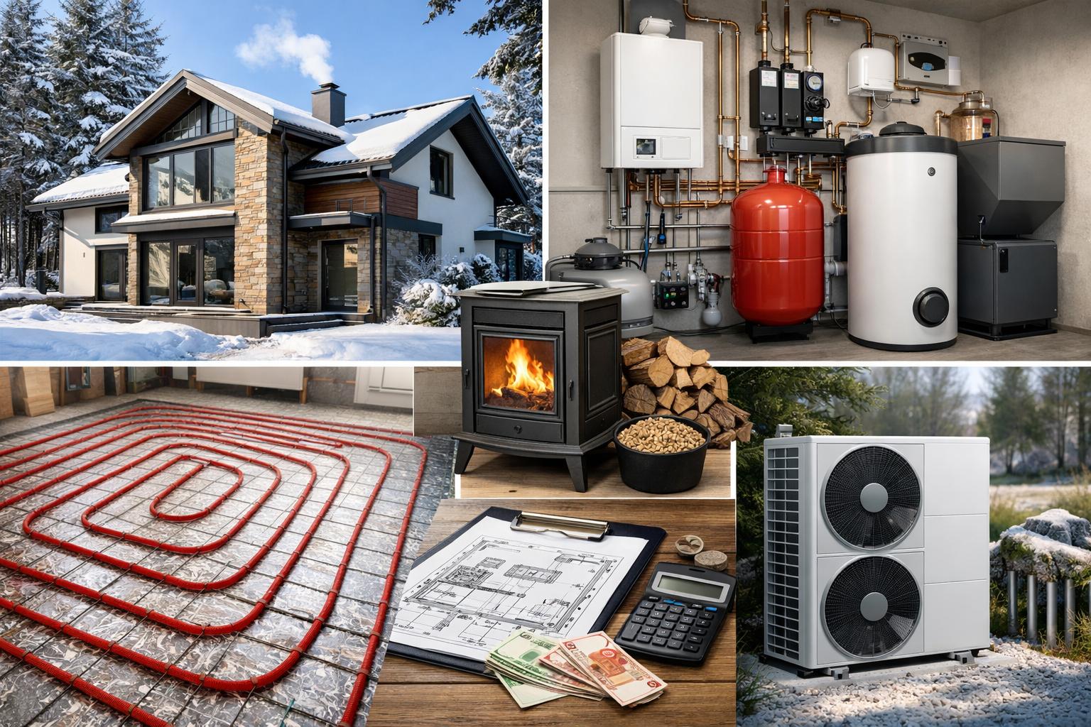 Климат и исходные данные: Домодедово Отопление дома 200 кв м