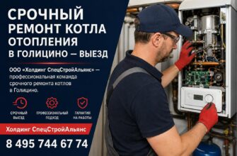 Срочный ремонт котла отопления в Голицино